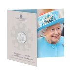 Jubilé de Platine de la Reine Elisabeth II  - 50 Pences 2022 BU Royaume-Uni