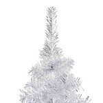 vidaXL Arbre de Noël artificiel pré-éclairé/boules argenté 150 cm PET
