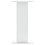 vidaXL Supports pour plantes 2 Pièces blanc 30x30x60 cm bois d'ingénierie