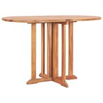 vidaXL Table pliable de jardin papillon 120x70x75 cm Bois teck solide