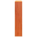 vidaXL Tête de lit avec rangement cire marron 90 cm bois massif de pin