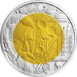 Pièce de monnaie 25 euro Autriche 2009 argent et niobium BU – Année mondiale de l’astronomie