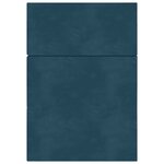 vidaXL Canapé-lit pliable 140 x 67 x 45 cm Bleu