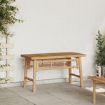 Banc de jardin vidaXL 80x38x45 cm en bambou