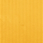 vidaXL Chaise longue avec coussin jaune clair tissu en velours côtelé