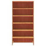 vidaXL Armoire à chaussures cire marron 52x30x104 cm bois pin massif