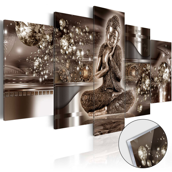 Tableau sur verre acrylique - inner harmony [glass] l x h en cm 100x50