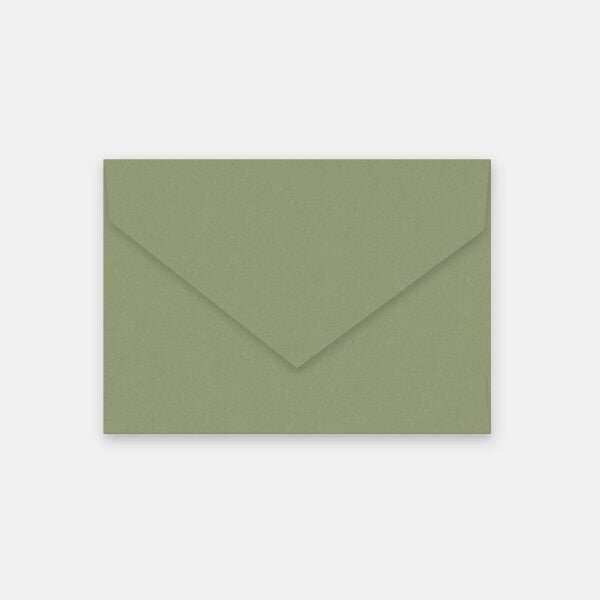 Lot de 50 enveloppes 114x162 mm kraft olive