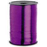 Lot de 2: bolduc pour emballage cadeau couleur violet effet miroir