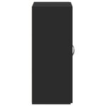 vidaXL Armoire de classement noir 60x32x77 5 cm bois d'ingénierie