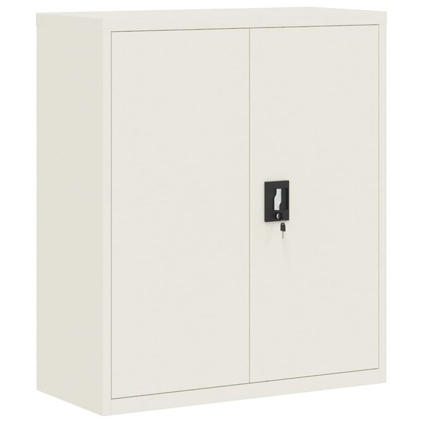 vidaXL Classeur blanc 90x40x105 cm acier