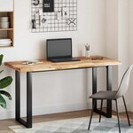 vidaXL Dessus de bureau fini à l'huile 140x60x4cm bois d'acacia massif
