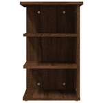 vidaXL Armoire latérale Chêne marron 35x35x55 cm Bois d'ingénierie