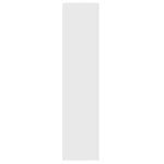 vidaXL Armoire à chaussure Blanc brillant 63x24x103 cm Bois ingénierie