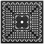 Ensemble de jardin 5 pièces vidaXL en aluminium noir