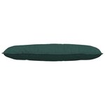 vidaXL Coussin de Dos Vert foncé 120 x 19 x 50 cm tissu