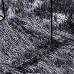 vidaXL Tapis Shaggy à poils longs NAVARRA gris foncé 200x200 cm