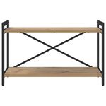 vidaXL Étagère Chêne artisanal 40 x 30 x 85 cm Bois d'ingénierie