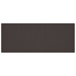 Table de Jardin vidaXL Marron 250x100x73 cm Poly Rattan