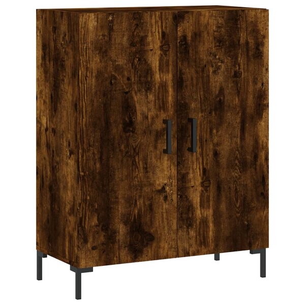 vidaXL Buffet chêne fumé 69 5x34x90 cm bois d'ingénierie