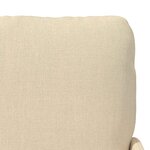 vidaXL Ensembles de canapés 3 Pièces Crème 115 x 56 x 80 cm Contreplaqué