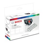 BOSCH Tete de nettoyage petit format et petit chiffon microfibre - Lavable en machine