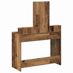 vidaXL Table de Toilette Marron 100 x 41 x 140 cm Bois d'ingénierie