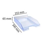 Corbeille À Courrier Ecotray Linicolor - Bleu Glacé - X 10 - Exacompta