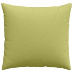 vidaXL Coussins de canapé 2 Pièces Vert clair 50 x 50 cm tissu