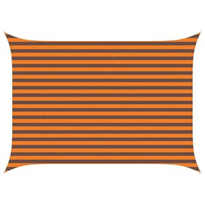 vidaXL Voile d'ombre Orange et marron 2 5 x 3 5 m