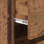 vidaXL Buffet Bois Ancien 34 5 x 34 x 90 cm Bois d'ingénierie et fer