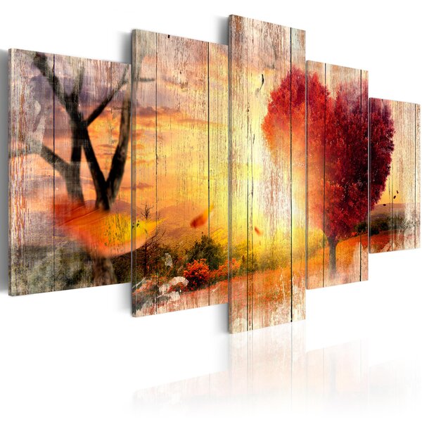 Tableau - autumnal love l x h en cm 100x50