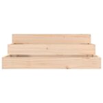 vidaXL Jardinière 78x78x27 cm Bois massif de pin