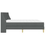 vidaXL Cadre de lit avec matelas avec tête de lit Polyester