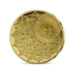 Pièce de monnaie 5 euro France 2022 or BE – Année du Tigre