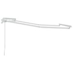 vidaXL Cadre de auvent Blanc 3 x 2 m Métal