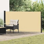 vidaXL Store latéral rétractable Sable 500 x 140 cm Polyester