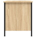 vidaXL Table de chevet chêne sonoma 40x42x50 cm bois d'ingénierie