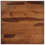 vidaXL Table à manger 80x80x77 cm bois d'acacia solide