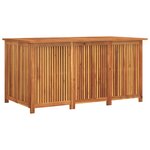 vidaXL Boîte de rangement de jardin 150x80x75 cm bois massif d'acacia
