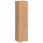 vidaXL Bibliothèque chêne artisanal 36x30x143 cm bois d'ingénierie