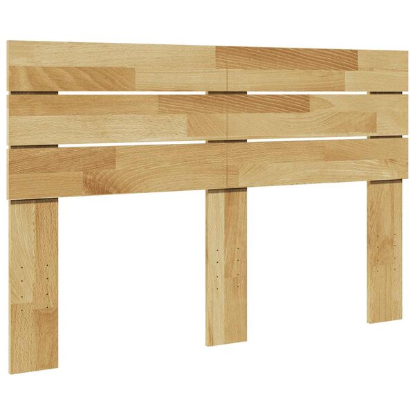 vidaXL Tête de lit 120 cm en bois massif de chêne