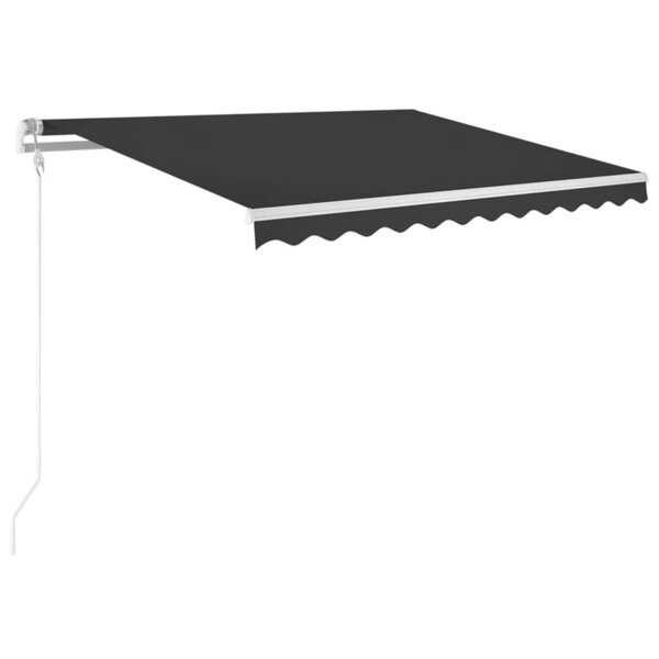 vidaXL Auvent rétractable automatique 350x250 cm Anthracite