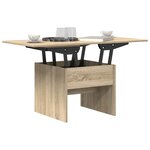 vidaXL Table basse Chêne Sonoma 55 x 54 5 x 45 cm Bois d'ingénierie