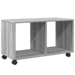 vidaXL Armoire roulante sonoma gris 72x33x42 5 cm bois d'ingénierie