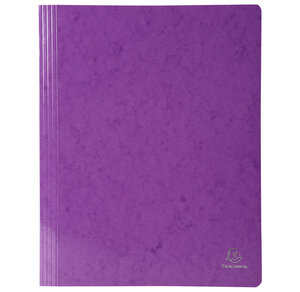 Chemise à lamelles A4 Iderama violet EXACOMPTA