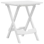 vidaXL Table pliable de jardin 45 5x38 5x50 cm Blanc