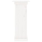 vidaXL Support à fleurs Blanc 40x40x90 cm Bois de pin solide
