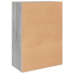 vidaXL Buffet sonoma gris 60x31x84 cm bois d'ingénierie