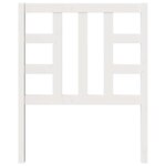 vidaXL Tête de lit Blanc 81x4x100 cm Bois massif de pin